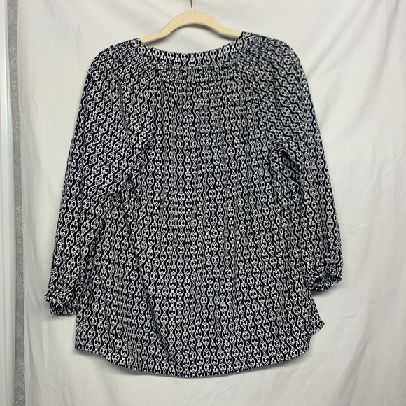 Dana Buchman 3/4 Sleeve Relaxed Blouse - Picture 8 of 8